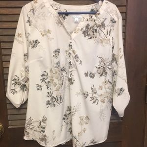 Croft & Barrow 3/4 length sleeve blouse